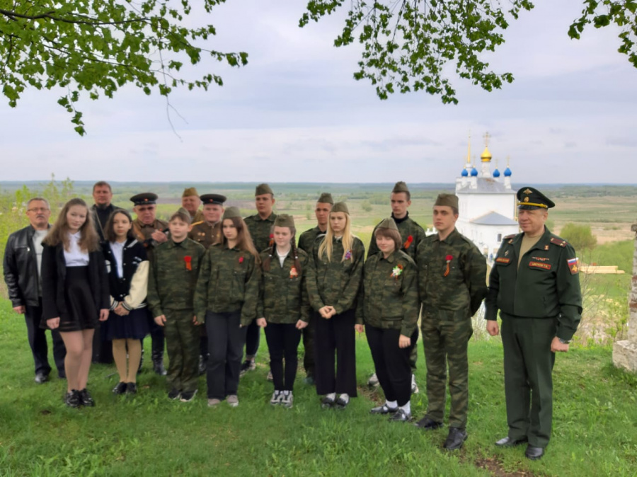 Епифань встретила участников автопробега по местам боевой славы и воинским захоронениям на территории Кимовского района.