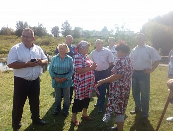 Встреча с жителями д. Красное Кимовского района