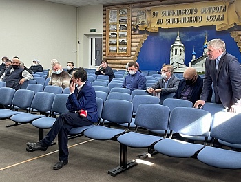 Встреча главы администрации МО Кимовский район Захарова Е. В. с жителями п. Епифань 