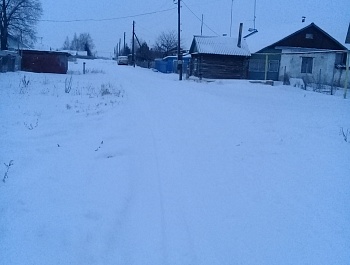Проводятся работы по расчистке снега в муниципальном образовании Епифанское Кимовского района