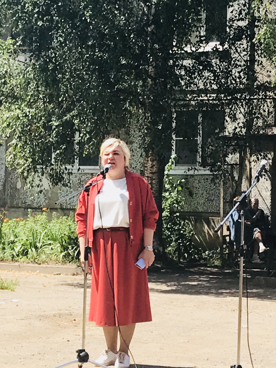 Встреча главы муниципального образования г. Кимовск Бельковой М. В. с жителями п. Епифань ул. 50 лет Октября