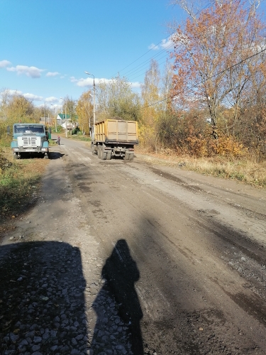  Начались работы по асфальтированию дороги ул. Школьная п. Епифань в рамках национальной программы «Модернизации и развития автомобильных дорог Российской Федерации до 2025 года»