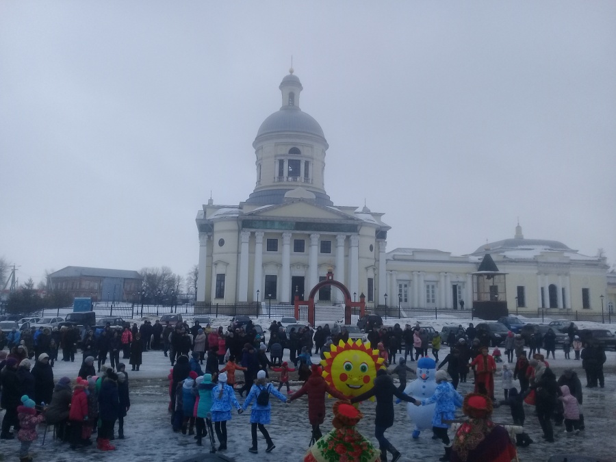 10/03/2019 Масленичные гулянья в п. Епифань Кимовского района