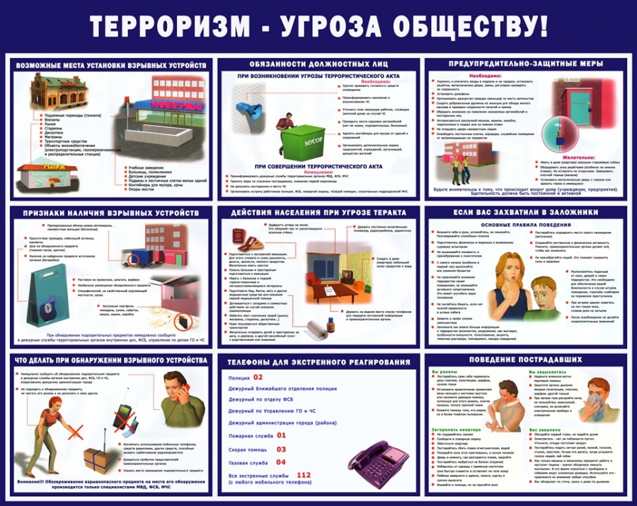 Терроризм - угроза обществу!