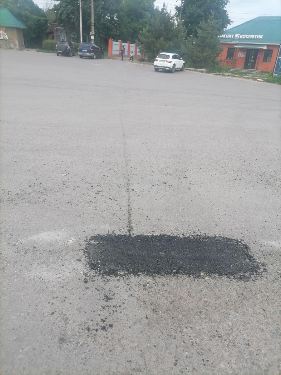 В посёлке Епифань Кимовского района Тульской области начался ямочно-восстановительный ремонт дорог