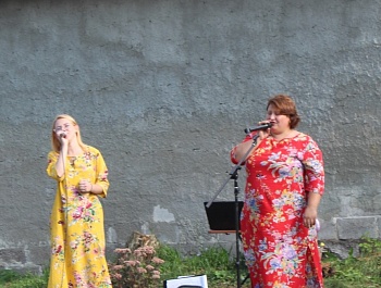 В посёлке Епифань, на улице Первомайская, прошёл праздничный концерт «Лето во дворах».