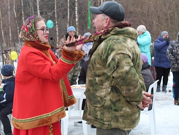 Проведение интерактивной программы « Казачья Масленица» в поселке Казановка.